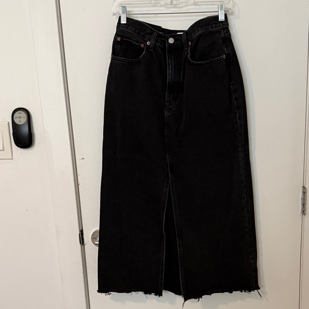 pistola Black Denim Waist Label Detail